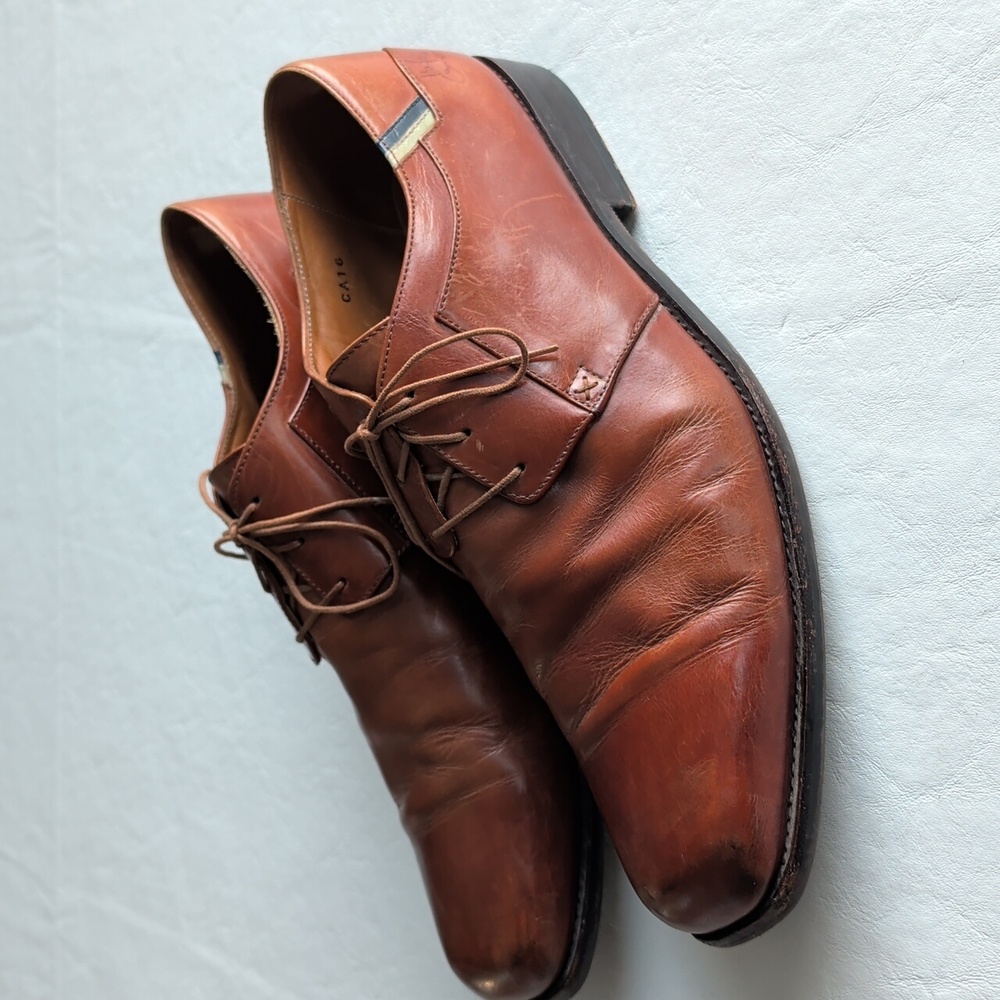 JOHN FLUEVOG Brown Leather Oxford Derby Lace Up Shoes Men's Size 11.5